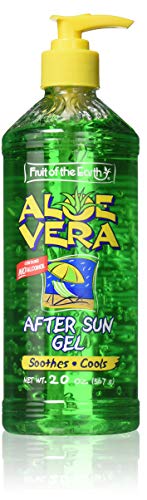Fruit of the Earth Aloe Vera After Sun Gel, 20 oz Soothing Skin Treatment