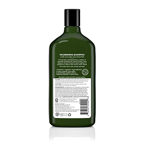 Avalon Organics Lavender Shampoo - 11 oz, Vegan & Organic