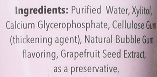 Spry Natural Xylitol Tooth Gel for Kids, Bubble Gum, 2 Fl Oz (Pack of 3)