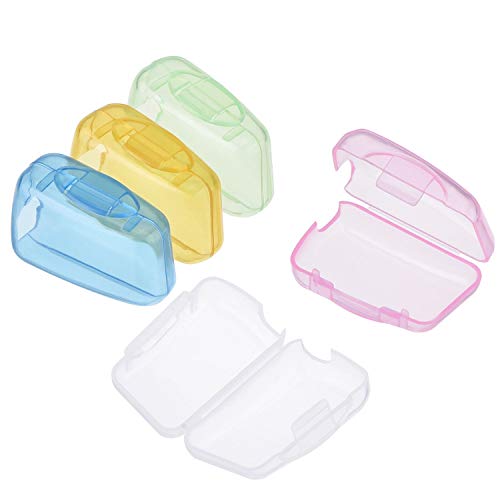 Shappy 10-Pack Portable Toothbrush Covers for Travel & Camping