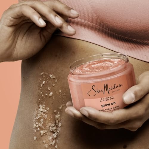 SheaMoisture Coconut Hibiscus Body Scrub for Glowing Skin - 12 oz