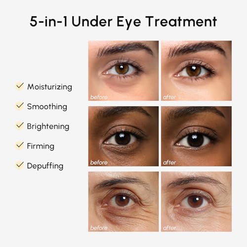 MAREE Under Eye Balm Stick - Hydrating Retinol & Caffeine Brightener, 0.28 Ounce