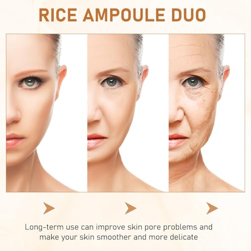Birunwer Rice Exfoliant Ampoule Duo - Black & White Face Peeling Solutions, 2x100ml