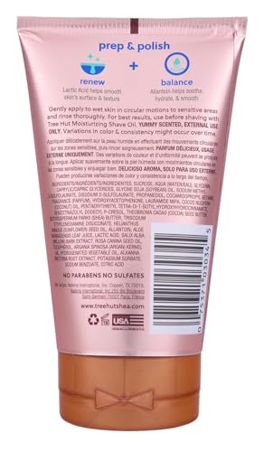 Tree Hut Moroccan Rose Pre-Shave Foaming Polish 7 Fl Oz – Rose, 1 Pack