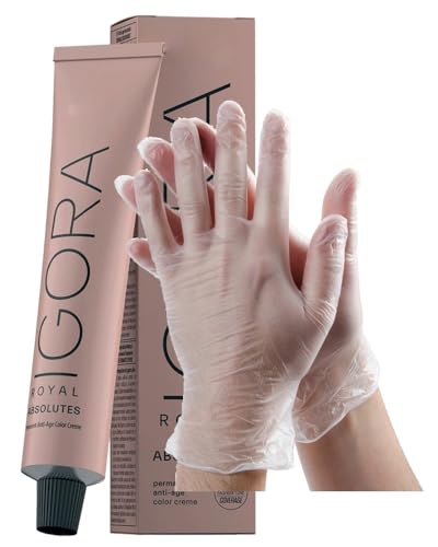 Igora Absolutes Permanent Hair Color 9-40 Extra Light Blonde Beige with Gloves