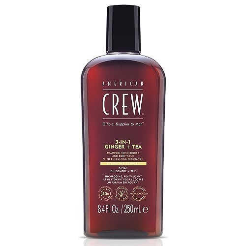 American Crew 3-in-1 Shampoo & Body Wash - Ginger + Tea, 8.4 fl oz