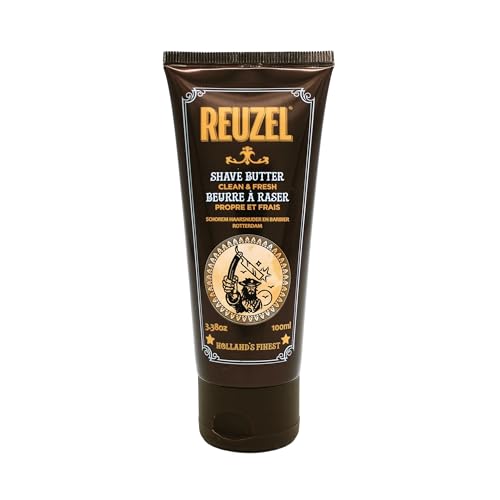 REUZEL Clean & Fresh Shave Butter – Ultra-Slick Vegan Shaving Cream 3.38oz