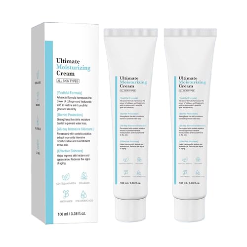 Youthful Formula Moisturizing Cream 2pcs - Korean Gel, All Skin Types, White Variant