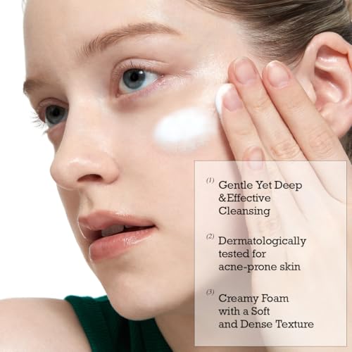 ROUND LAB Pine Cica Cleanser - Acne Face Wash with Salicylic Acid & Hyaluronic Acid, 150ml