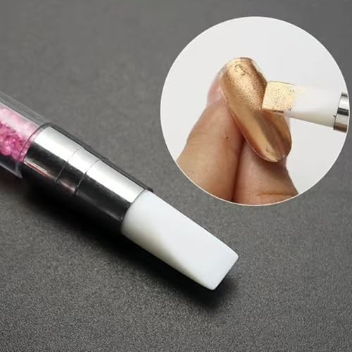 5-Piece Dual Tipped Silicone Nail Art Sculpture Pen Set
