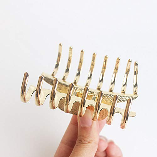 Numblartd Gold Large Hair Claw Clip for Thick Hair - Stylish Hair Accessories