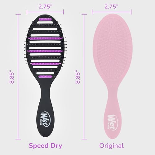 Wet Brush Speed Dry Detangling Hair Brush - Charcoal Infused Bristles