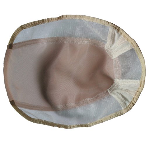WeKen Skin Color Wig Caps for Making Wigs - Mono Top Lace Base, 21cm