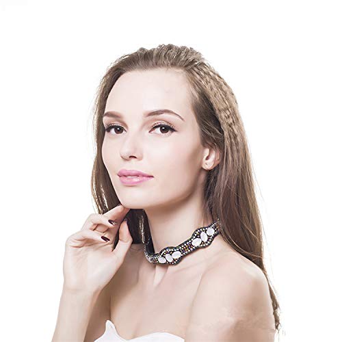 inSowni 7 Pack Handmade Rhinestone Beaded Headbands for Women