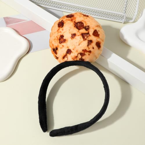 Cookie Headband for Girls - Fun Cartoon Food Accessory for Halloween & Parties