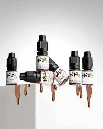 VIVA INK Permanent Eyebrow Microblading Pigment - Coffee, 0.2 oz