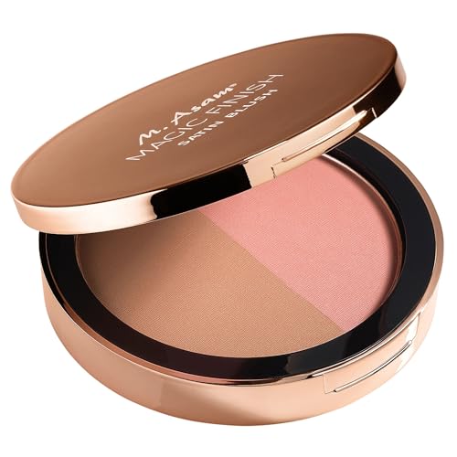 M. Asam Magic Finish Satin Blush - Dark Honey & Nude Flush Powder Makeup