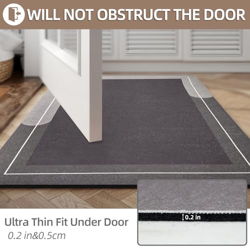 Super Absorbent Diatomaceous Earth Bath Mat - Quick Dry & Non-Slip, 15.7"x23.6"