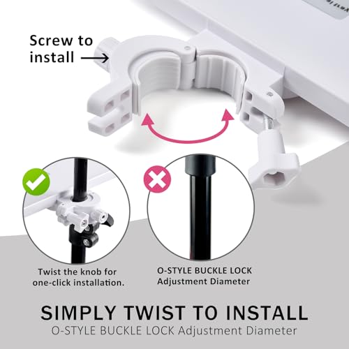 Adjustable Lash Tray Holder - 9x6.7 Inch Organizer for Lash Techs