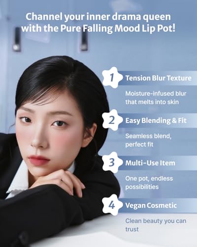 DEARMAY Pure Falling Mood Lip Pot - No. 05 Stolen Kiss Vegan Lip & Cheek Tint