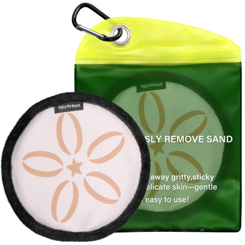 Beach Sand Remover Wipe - Portable Sand Eraser for Family Vacations