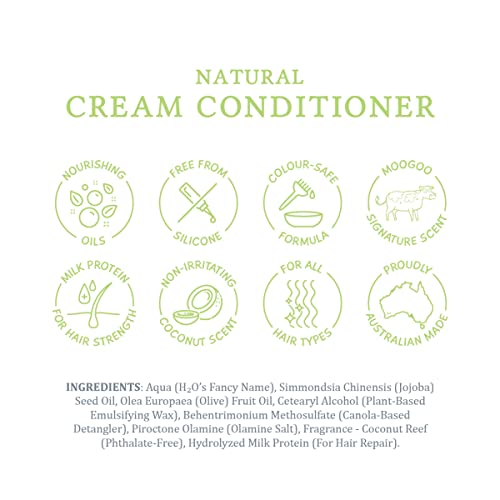 MooGoo Cream Conditioner 500ml - Nourishing Hair Care