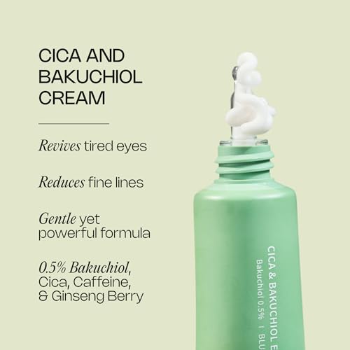 Meebak Cica & Bakuchiol Eye Cream for Dark Circles & Puffiness