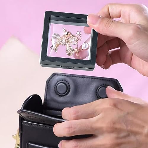 5Pcs Transparent Jewelry Storage Box - Dustproof & Moisture-Proof