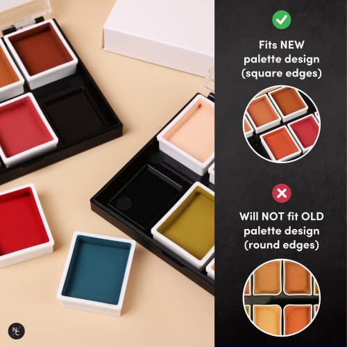 Beige Tone Refill Pan for Narrative Cosmetics Flesh Tone Palette - Waterproof SFX Makeup