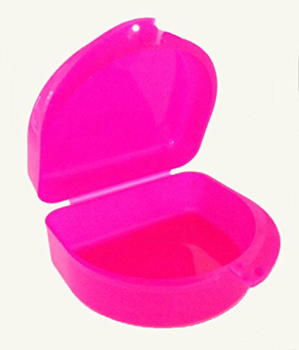 Zumoe Pink Lacrosse Mouth Guard Case - Durable Retainer Holder