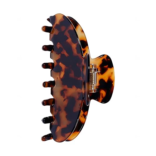 Tortoise Shell Acetate Hair Clips - 4-Inch Durable Claw Clips