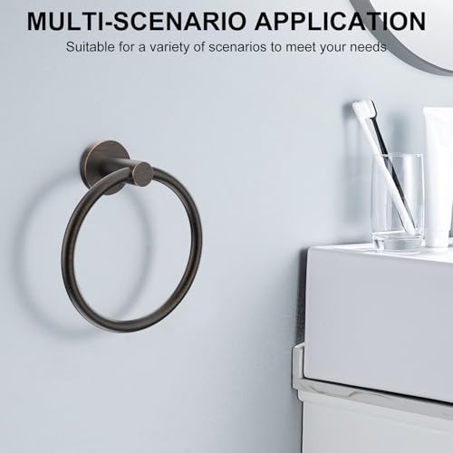 SetSail Oil Rubbed Bronze Towel Ring - Stainless Steel Bathroom Holder