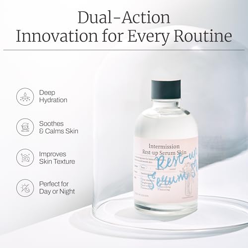 Intermission Rest-Up Serum & Hydrating Toner 6.76 Fl Oz - All-in-One Facial Skincare