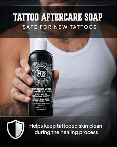 Gentle Tattoo & Piercing Aftercare Liquid Soap - Hypoallergenic & Sulfate-Free