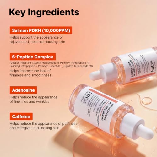 NIDA Salmon PDRN Peptide Serum for Firming, Hydration & Anti-Aging (50ml)