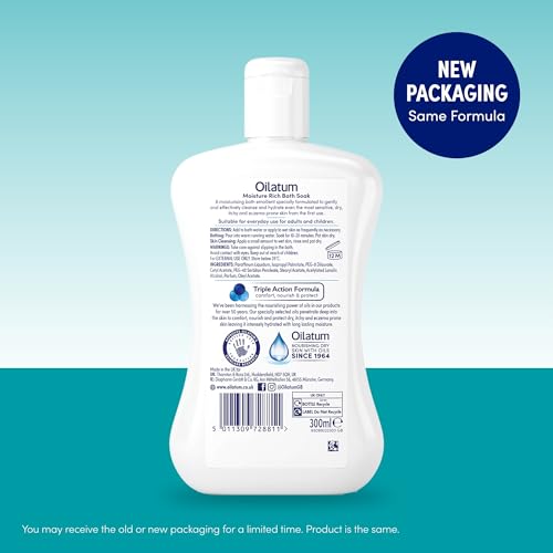 Oilatum Bath Formula 300ml for Itchy Dry Skin Relief - Gentle Skin Care