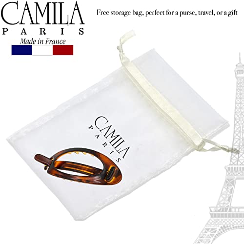 Camila Paris CP2316 French Hair Barrette Clip - No Metal, Strong Hold