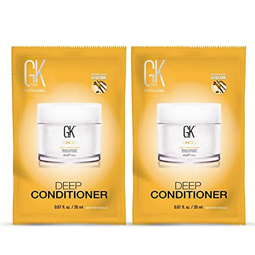 GK HAIR Deep Conditioner Masque - Travel Size Pack of 2 for Dry Hair