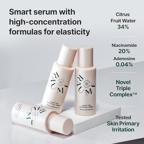 RAUME Deep Hydration Face Serum with Citrus Water & Ceramide Complex - Lightweight Korean Skincare, 50mL