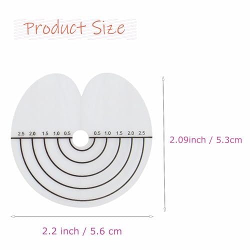 50 Pcs Heat Shield Guards for Hair Extensions - PVC Spacer Template