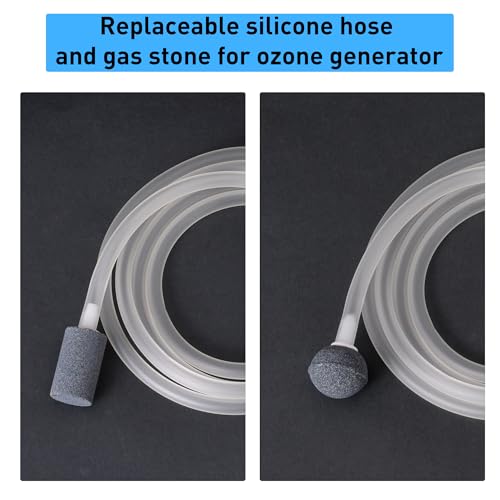 Silicone Air Pipe & Diffuser Stone for Ozone Machines - Durable Replacement