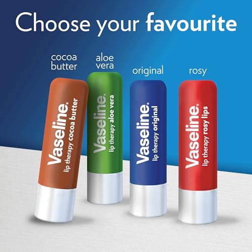 Vaseline Lip Therapy Aloe Vera Stick - 48 Hour Hydration, 2 Pack