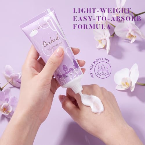Body & Earth Orchid Spa Gift Set for Women - 5 Piece Bath & Body Collection