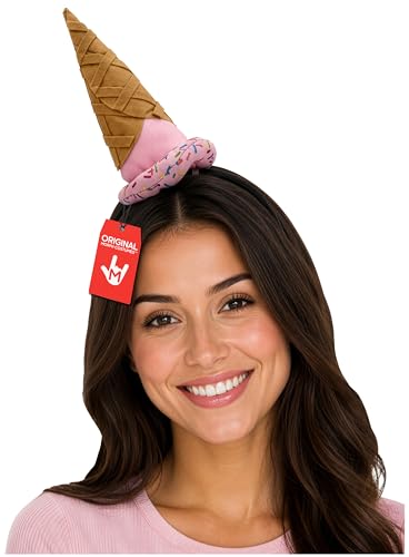 Ice Cream Cone Headband - Funny Accessories for Adults