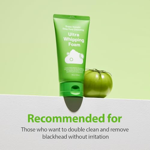 SUNGBOON EDITOR Green Tomato Deep Pore Cleansing Foam, 4.24 oz – Oily Skin Cleansing