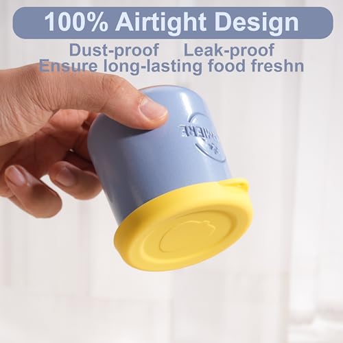 Silicone Yogurt Jar Lids - 8 Pack Reusable & Airtight Covers