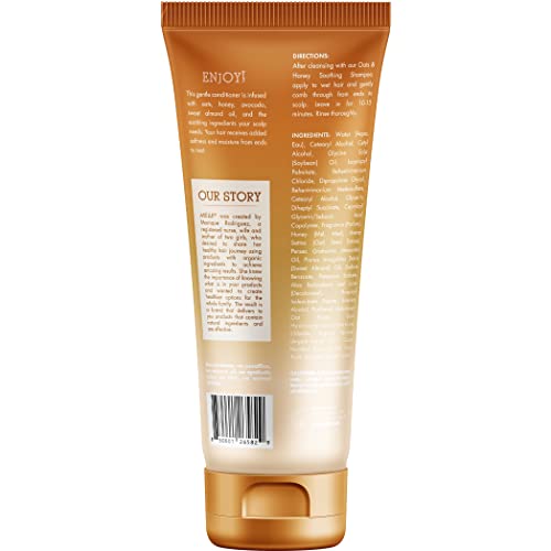 Mielle Organics Oats & Honey Soothing Conditioner for Hydrated Hair