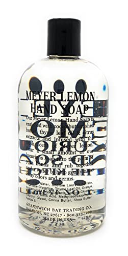 Greenwich Bay Meyer Lemon Hand Soap - 16 oz Pump Bottle for Kitchen