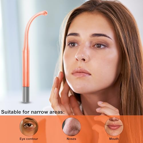 Elitzia Glass Tube Electrode Wand Spare Part for Facial Machine (Orange Point)