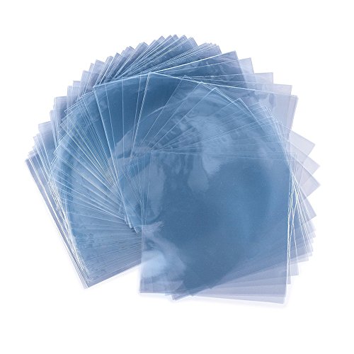 Senover 300pcs 6x6 Inch Clear PVC Shrink Wrap Bags for Soaps, Bath Bombs & Crafts